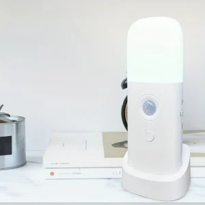 LED Nachtlamp met Bewegingssensor – USB-oplaadbaar en Verstelbare Helderheid voor Slaapkamers en Gangen