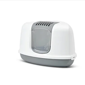 Savic Hoek Kattenbak Nestor Grijs / Wit