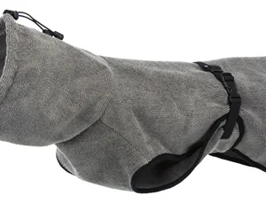 Trixie Badjas Hond Badstof Grijs