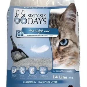 Merkloos 66 Days Cotton Light Kattenbakvulling