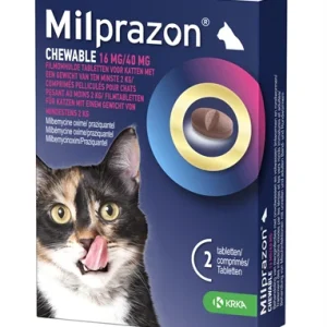 Krka Milprazon Kauwtabletten Ontwormingstabletten Kat
