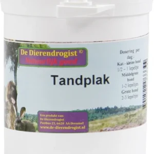 Dierendrogist Tandplak