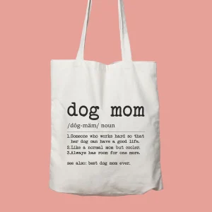 Tote bag ‘dog mom’