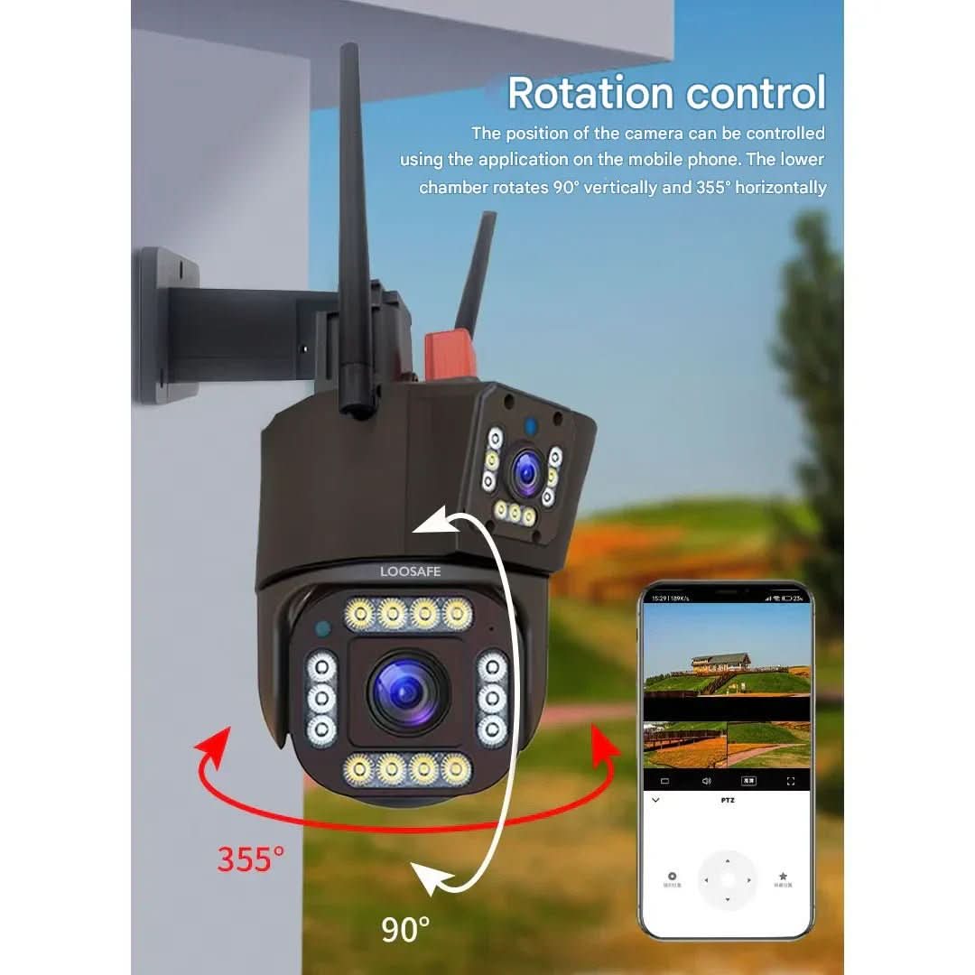 DualGuard Solar 4K - Draadloze beveiligingscamera met zonnepaneel en 360° rondomzicht - Afbeelding 9