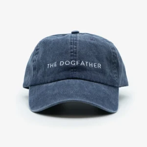 Donkerblauwe denim pet - The Dogfather
