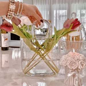 Victoria Glazen Handtasje Vaas