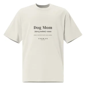 Oversized faded Dog Mom t-shirt
