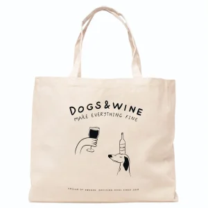 Standard Tote Bag - Dogs & Wine Make Everything Fine