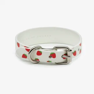 Strawberry Dog Collar Thin